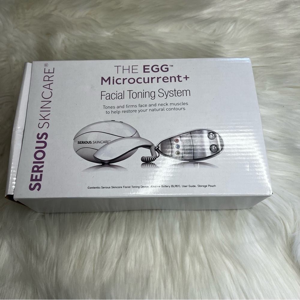 SERIOUS SKINCARE The Egg Microcurrent+ Facial Toning System NEEDS BATTERY